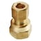 Thrifco Plumbing No. 66 5/16 Inch x 3/8 Inch Lead-Free Brass Compression FIP Adapte 4401352 - alternate 1